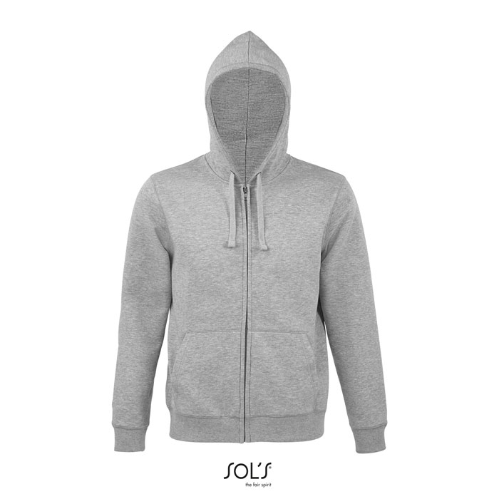  Veste zippée promotionnelle homme SPIKE HOOD MEN Gris Chiné Ii